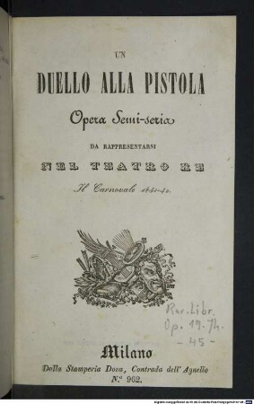 Un duello alla pistola