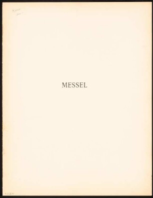 Titelblatt: Titelblatt, aus: »Alfred Messel«, Berlin: Wasmuth 1912 (aus: Alfred Messel, 1912)