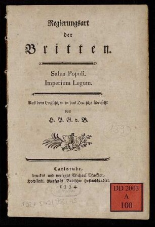 Regierungsart der Britten