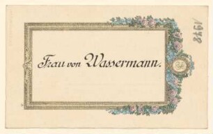 Menükarte : Diner