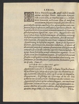 LXXIII. Pellit Mendacia Verum.