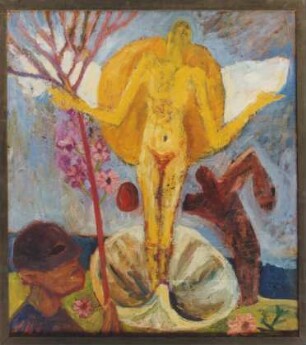 Frau und Muschel