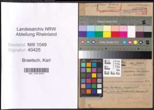Entnazifizierung Karl Braetsch , geb. 16.01.1896 (Ingenieur)