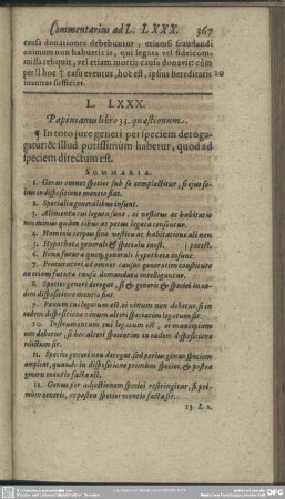 L. LXXX. Papinianus libro 33. quaestionum