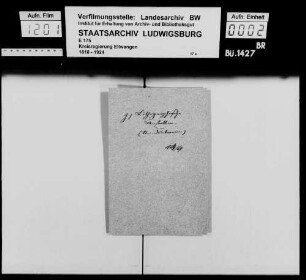 Konzessionsgesuche zwecks Errichtung lithographischer Anstalten (Steindruckereien)