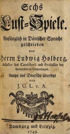 Sechs Lust-Spiele