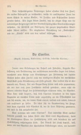 374-392 Die Charitas : Begriff, Ursprung, Ausbreitung - christliche, katholische Charitas