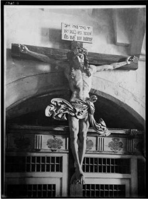 Schwaigern Evangelische Stadtkirche (ehemals Sankt Johannes Baptistkirche) Kruzifix