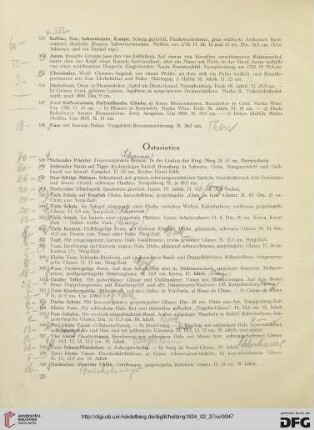 Ostasiatica (Nr. 339-382)