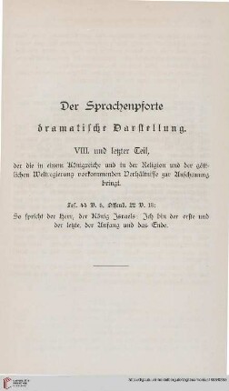 Der Sprachenpforte dramatische Darstellung VIII. und letzter Teil […]