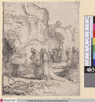 [Christus, zu Grabe getragen; Christ Carried to the Tomb; Le transport de Jésus Christ au tombeau]