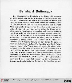 Bernhard Buttersack