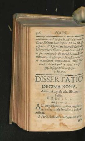 Dissertatio Decima Nona.