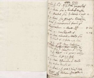 Ausgaben von Karoline Luises Hand.