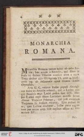 Die römische Monarchie