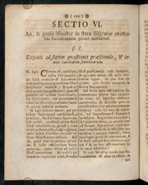 122-134, Sectio VI.