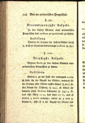 Neunundzwanzigste Aufgabe