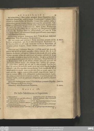 Caput IV. De bello Subditorum in Superioris.