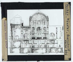 Aachen, Aachener Dom : Querschnitt