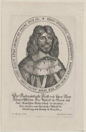 Bildnis des Ioan-Philippvs, Erzbischof von Mainz