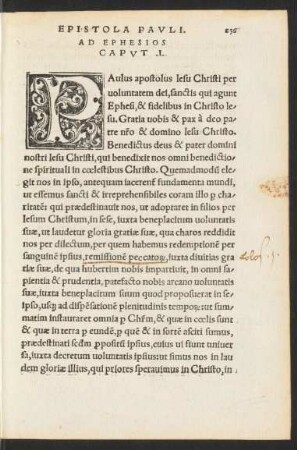 Epistola Pauli Ad Ephesios