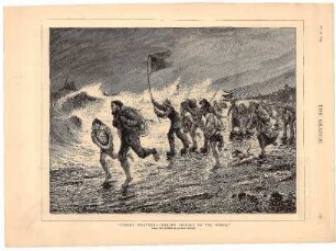 "Stormy Weather - Making Signals To The Wreck", from the Picture by Maurice Poirson