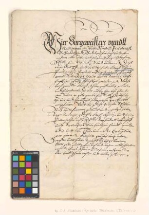 Altmärkische und prignitzsche Städte verschreiben sich Johann Kheune, Bauer zu Borstel, über 375 Taler.