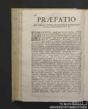 Praefatio Ad Virum Summe Ingeniosum Summeque Eruditum Doctorem I. L.
