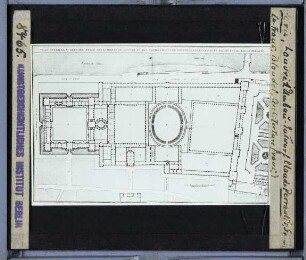 Paris, Palais du Louvre : Entwurf, Grundriss