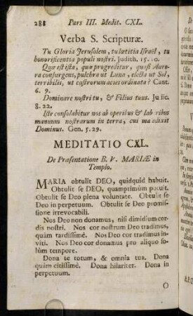 288-290, Meditatio CXL