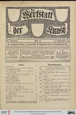 Heft 48 (27. September 1909)