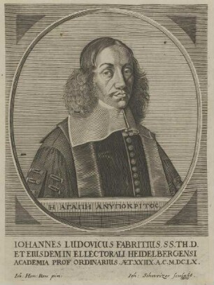 Bildnis des Iohannes Ludovicus Fabritius