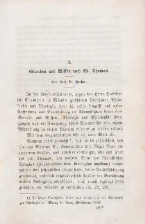 273-340 Glauben und Wissen nach St. Thomas