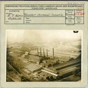 Düsseldorf-Oberkassel, Industrieanlage
