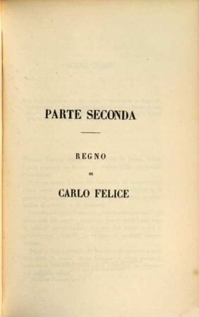 Storia del Piemonte dal 1814 ai giorni nostri. 2, Regno di Carlo Felice