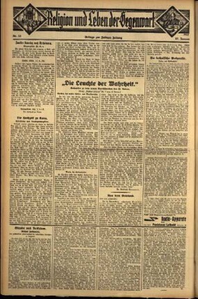 Dritte Ausgabe vom Sonntag, den 17. Januar 1932.