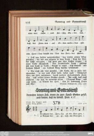 Sonntag und Gottesdienst