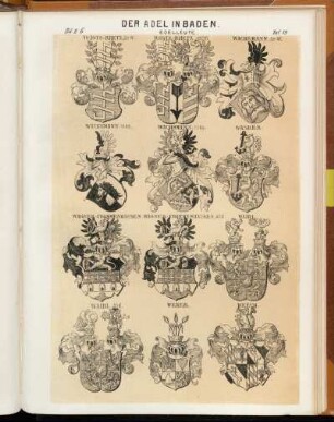 Taf. 79. - Voigts-Rhetz, St-W. - Voigts-Rhetz. verm. - Wachsmann. St-W. - Wachsmann. 1622. - Wachsmann, 1735. - Wänker. - Wagner-Frommenhausen. - Wagner-Frommenhausen, and. - Waibl. - Waibl. and. - Weber. - Weech.