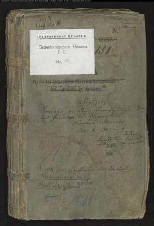 Kohlholzverkauf in den herrschaftlichen Marken und privaten Waldungen des Oberforsts Arnsberg