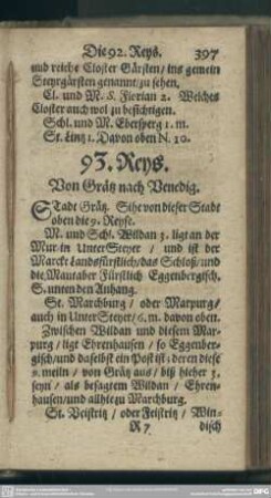 93. Reys. Von Grätz nach Venedig