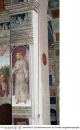Kapellenausmalung, Der heilige Franziskus