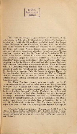 Der Fondaco dei Tedeschi in Venedig und die deutsch-venetianischen Handelsbeziehungen : Quellen und Forschungen, 2. I. Geschichtliches. II. Liste der Consuln der deutschen Kaufmannschaft im Fondaco 1492 - 1753. III. Grabschriften von Deutschen in Venedig. Anhang: Zur Geschichte deutscher Gewerbetreibender in Venedig
