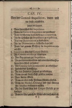 Cap. IV. Von der General-Inquisition, wann und wie solche anzustellen.