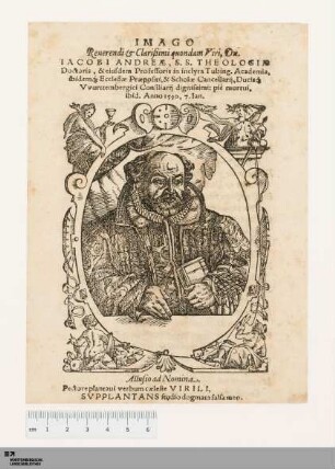 [Bildnis Jacob Andreä] : Imago Reverendi et Clarissimi Viri, Domini...