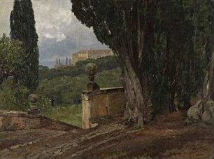 Ansicht der Villa Falconieri bei Rom