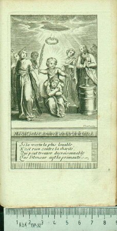 Micat jnter omnes amor virtutes.