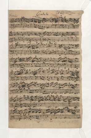 Suiten; cemb, (vl); A-Dur; BWV 1025