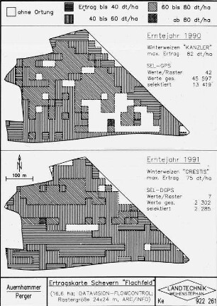 Ertragkarte Scheyern "Flachfeld"
