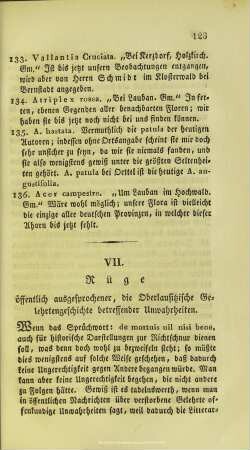Rüge öffentlich ausgesprochener, die Oberlausitzische Gelehrtengeschichte betreffender Unwahrheiten