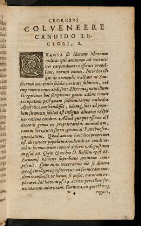 4r-7v, Praefatio ad Lectorem
